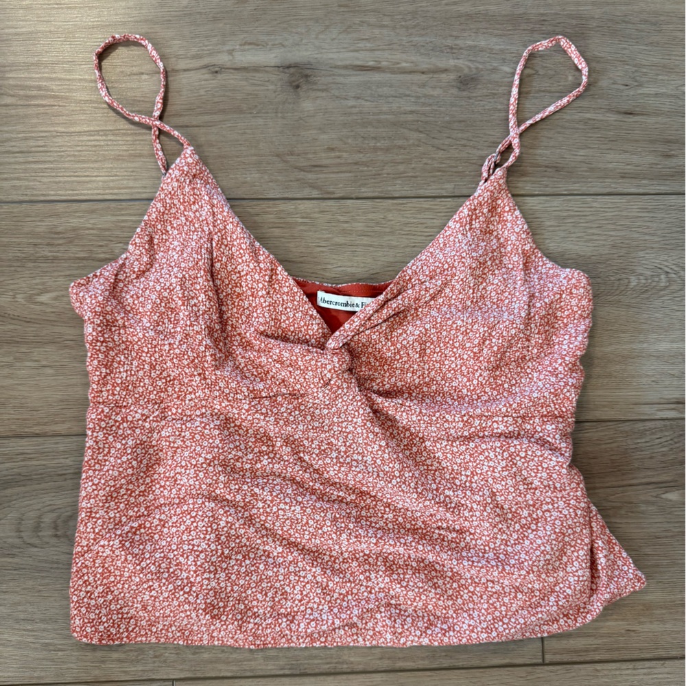 Abercrombie & Fitch Wrap Crop Camisole Large EUC